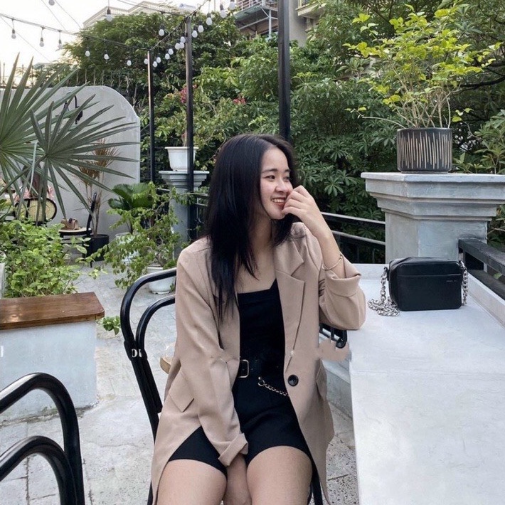 Áo blazer nữ 2 lớp công sở, áo vest nữ blazer hàn quốc 2 khuy