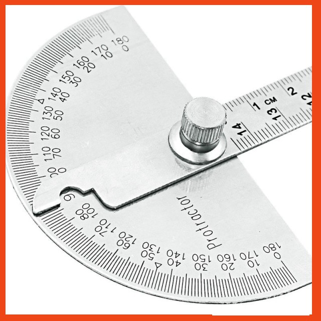 Thước đo góc cơ - Thước đo độ 180 chuyên dụng cho cơ khí chính xác