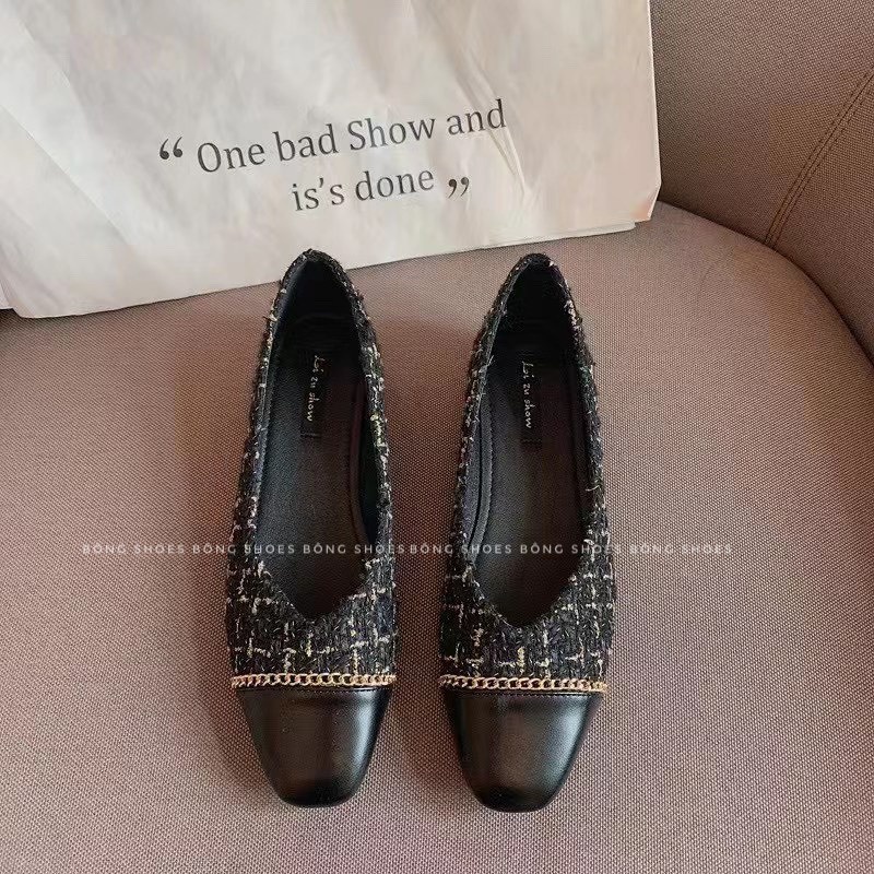 GIẦY DẠ KẺ TWEED SIÊU XINH