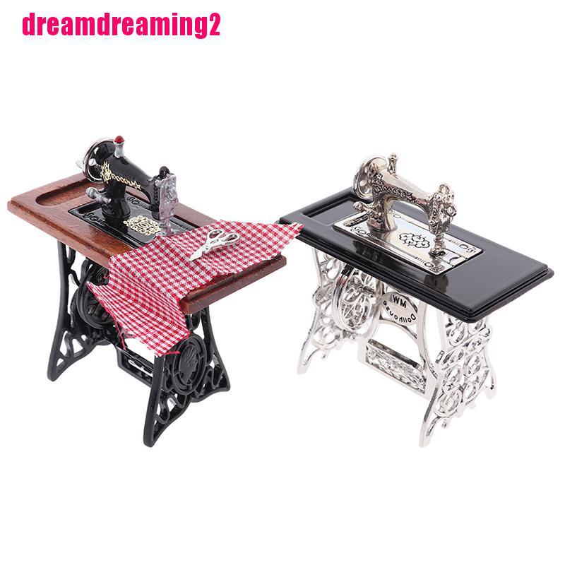 Mô Hình Máy May Mini Tỉ Lệ 1: 12 Trang Trí Nhà Búp Bê