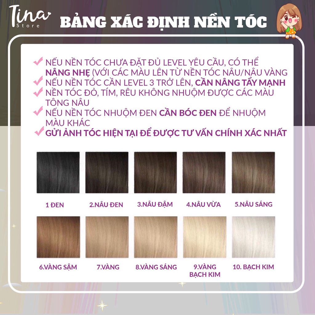 Thuốc Nhuộm Tóc KOOLPRO Nâng Tone, Lên Tone Sáng, Nhuộm Chuẩn Màu Tuýp 100g - Tina Official Store - N069