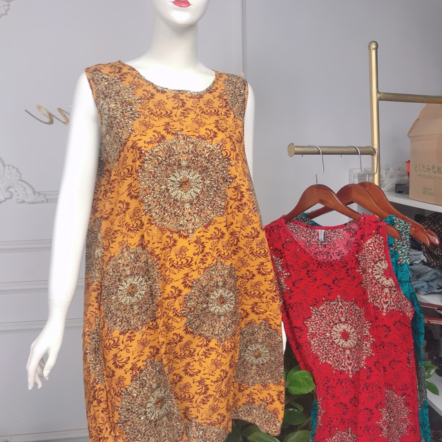 [Mua Váy Tặng Quà] Váy Lanh Đũi Siêu Nhẹ Siêu Mát Họa Tiết Siêu Trẻ Trung - Jane_V15 | BigBuy360 - bigbuy360.vn