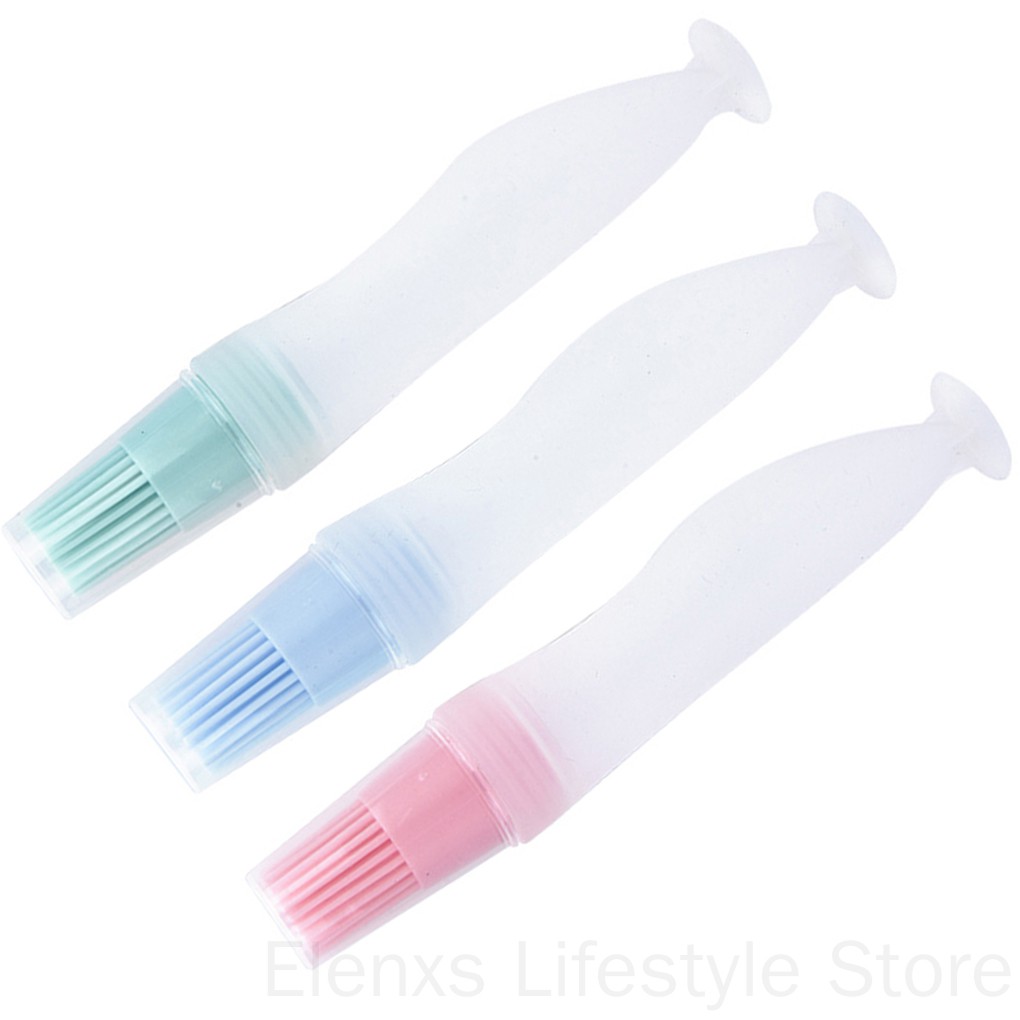 Cọ silicone chịu nhiệt gắn lọ dầu ăn quét thực phẩm nướng BBQ tiện lợi