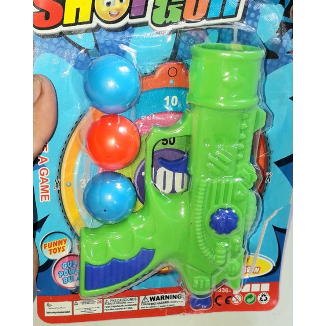 Một cái mô hình Súng_Bắn banh bằng nhựa an toàn cho bé