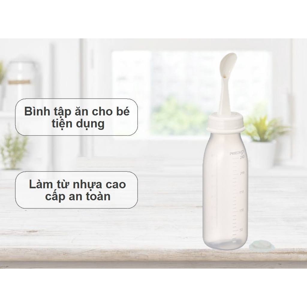 Bình tập ăn Pigeon lớn 240ml