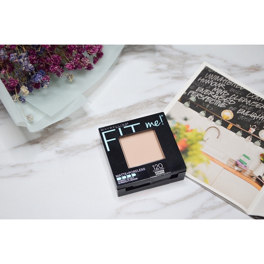 Phấn Phủ Dạng Nén Mịn Lì, Kiềm Dầu Hiệu Quả Maybelline Fit Me Matte Poreless Powder 8.5g