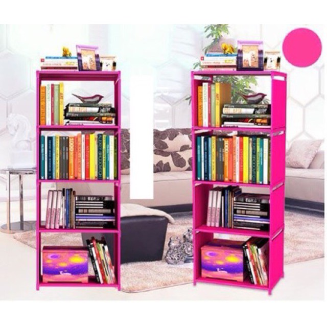 Kệ sách lắp ghép 4 tầng .