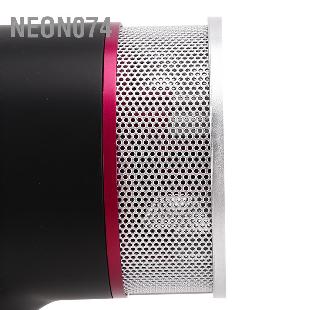 Neon074 Máy sấy tóc điện ion âm có thể gập lại gia dụng Dụng cụ làm khô Màu đen