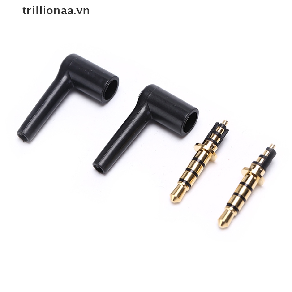 Bộ 2 Đầu Nối Chuyển Đổi Âm Thanh 3.5mm Mạ 90 Độ Chuyên Dụng