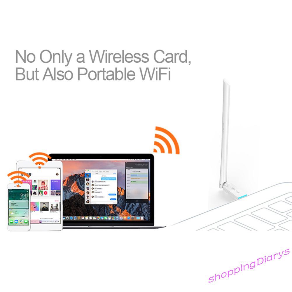 Usb Wifi Sh Tenda U2 Usb 2.0 Có Ăng Ten 6dbi