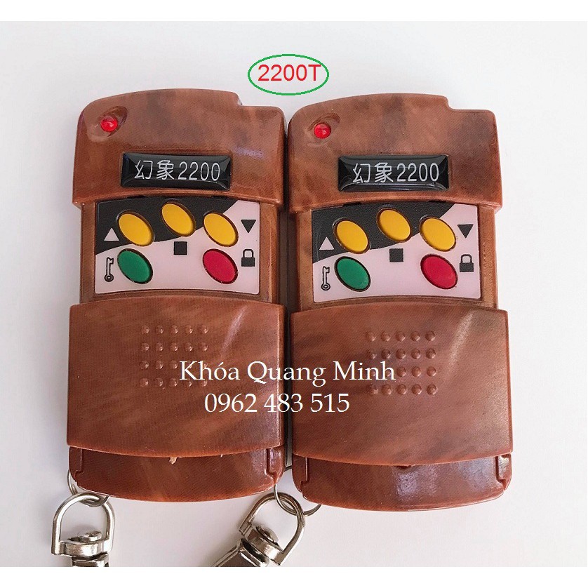 Điều khiển cửa cuốn 2200 - L2, 5 nút Tần số 330mhz