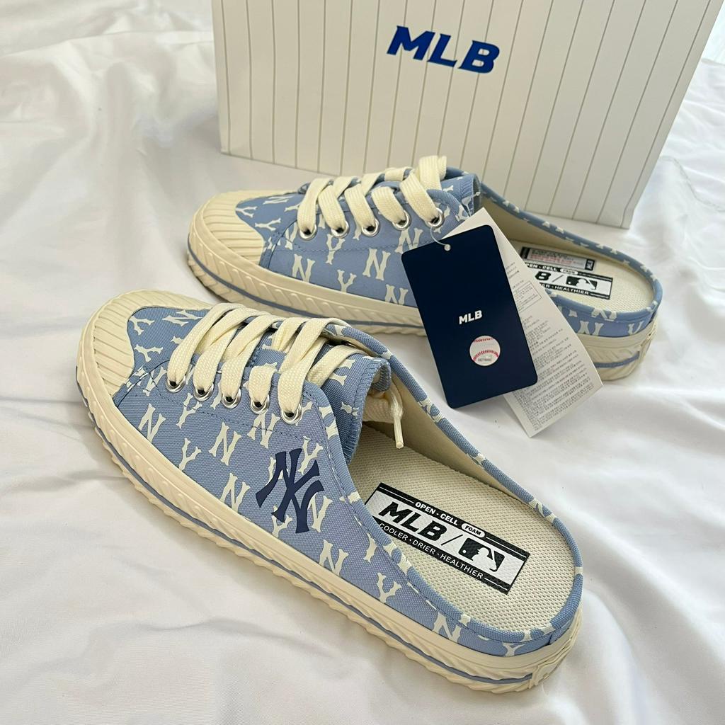 Sục MLB chính hãng nhiều màu - giày đạp gót đế tăng chiều cao tự nhiên, tiện lợi cá tính cho nữ