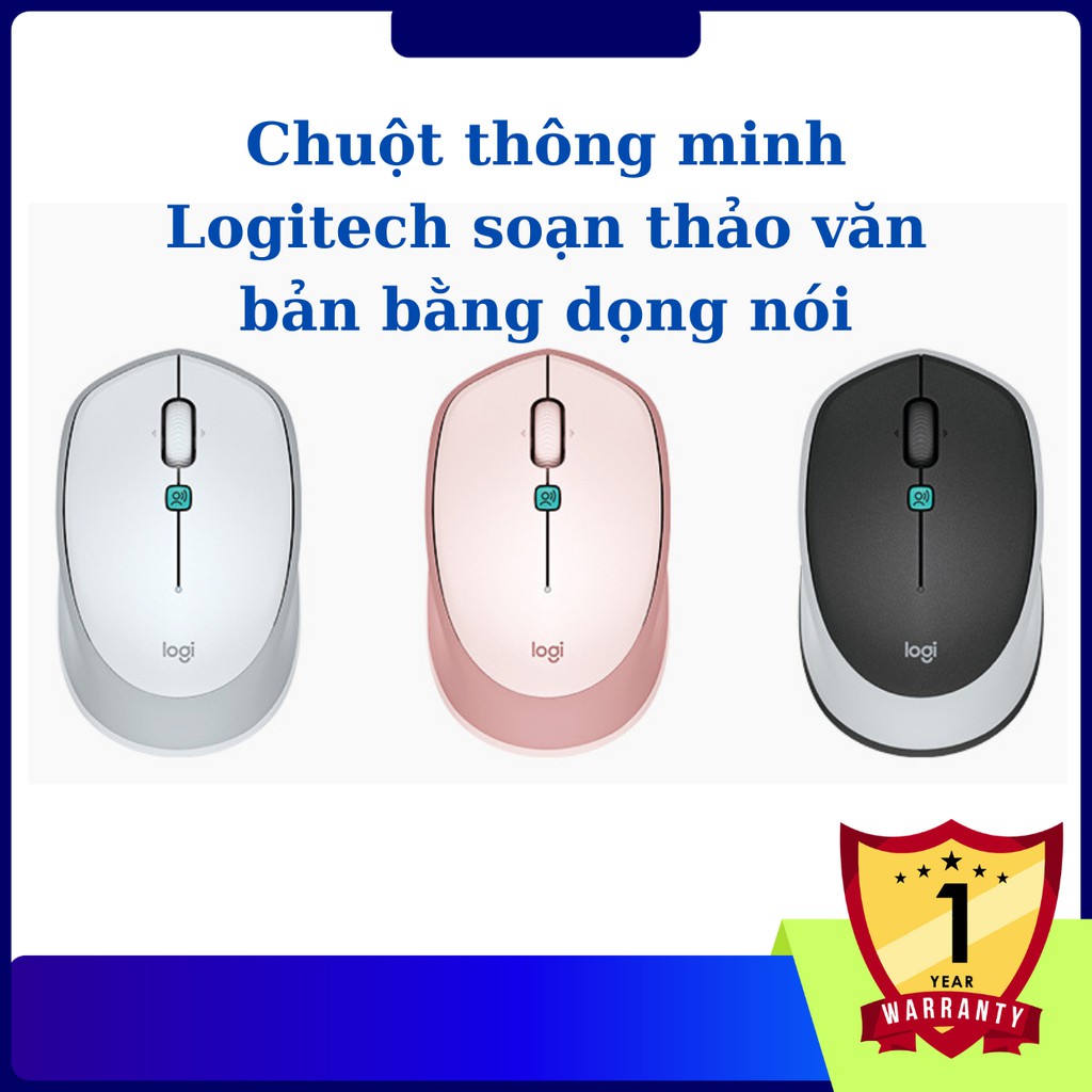 Chuột máy tính thông minh. Chuột máy tính, Chuột máy tính soạn thảo văn bản bằng giọng nói Logitec