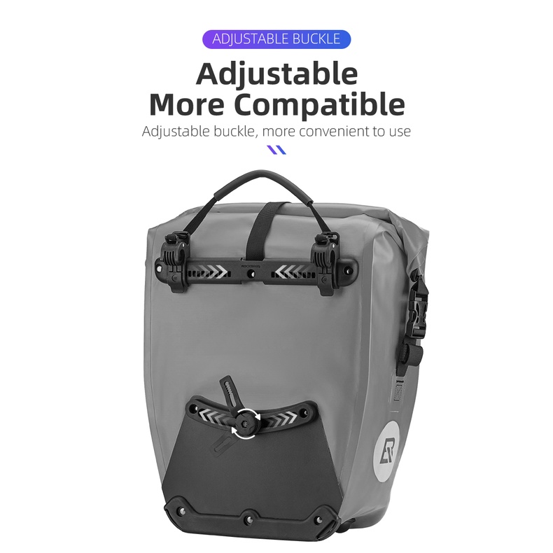 Rockbros Túi Đựng Đồ Gắn Xe Đạp Tiện Lợi Dung Tích 25L