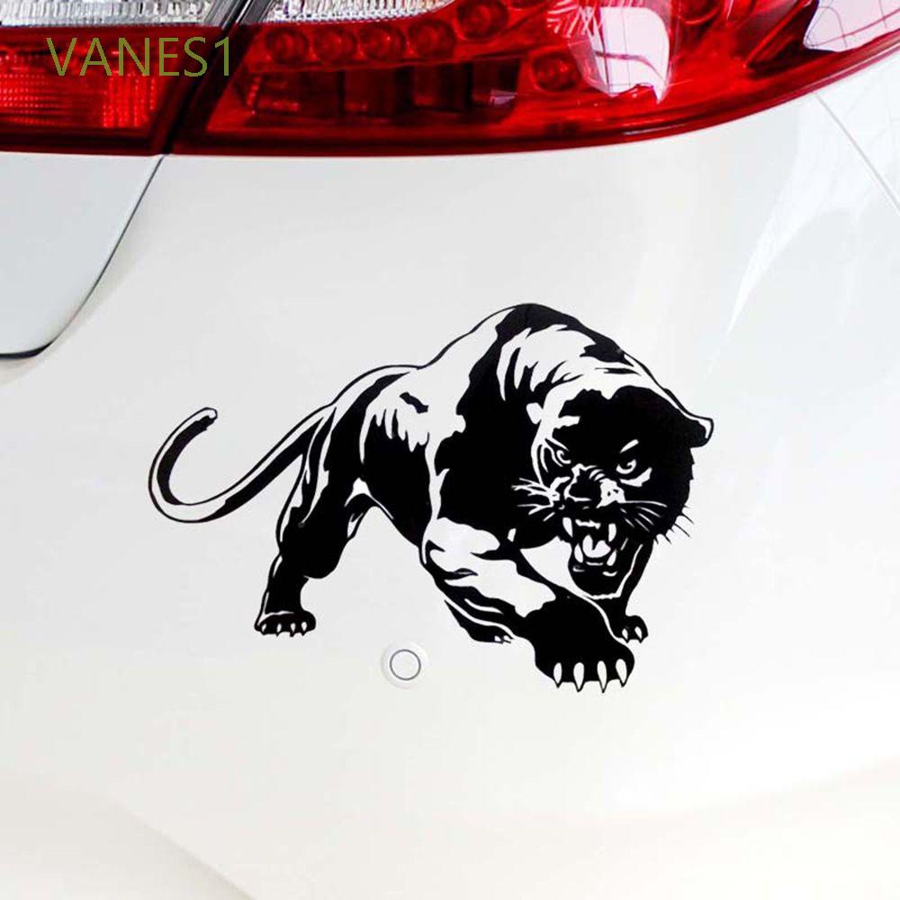VANES1 Vinyl Auto Decoration Panther Decals Car Stickers Motorcycle Wild Self-adhesive 19.5*13.6CM Exterior Decor/Multicolor