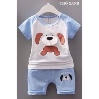 bộ hè bé trai( sét cộc chó ) size 6-20kg