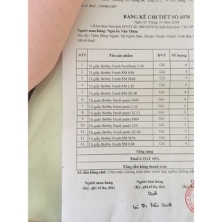 Bỉm- Tã dán Bobby (M-48/ L-42/ XL-38)