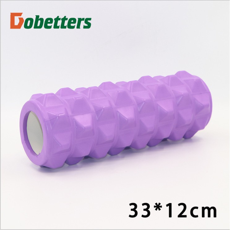 Con Lăn Massage Tập Yoga Gai Hình Tháp 33x12 cm - Ống Lăn Foam Roller Phục Hồi Cơ Sau Tập Luyện YO30