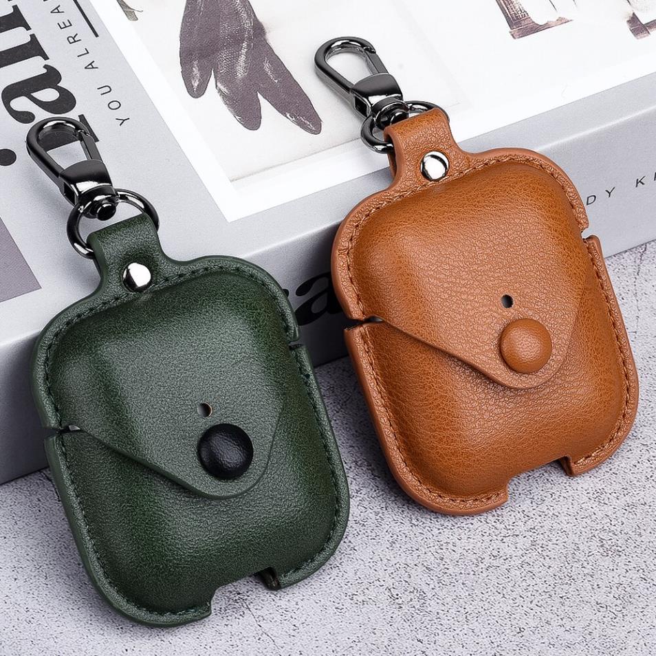 Vỏ Bao Đựng Da Mềm Bảo Vệ Hộp Sạc Tai Nghe, Case Airpods 2/1/3/Inpos i12/Mini Pro 4/TWS