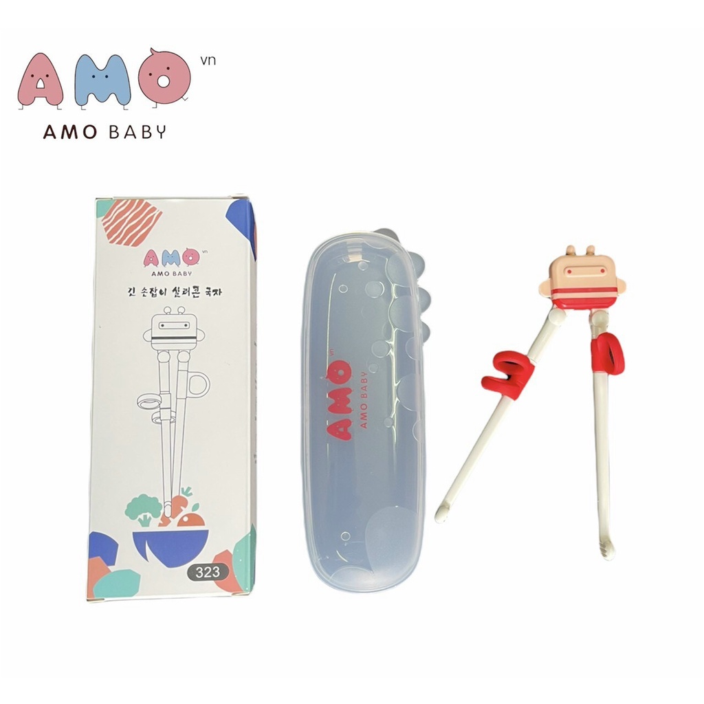 ĐŨA TẬP ĂN DẶM AMO BABY CHO BÉ YÊU