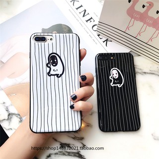 Ốp vô diện sọc đen & trắng cho iphone ( bán kèm dây giá rẻ )