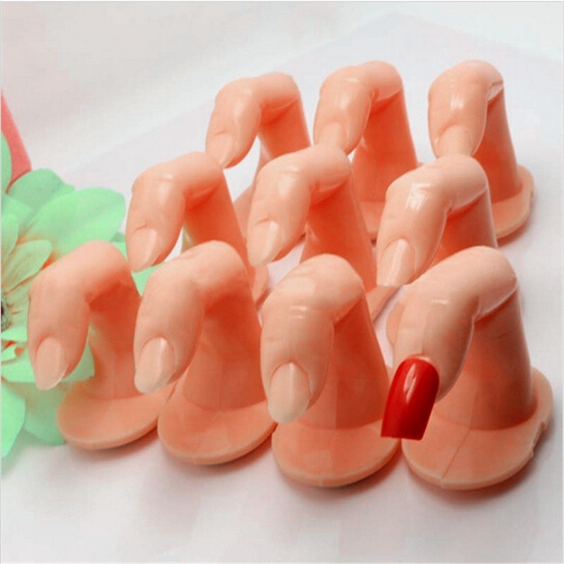 Set 5 Ngón Tay Giả Dùng Luyện Tập Trang Trí Móng