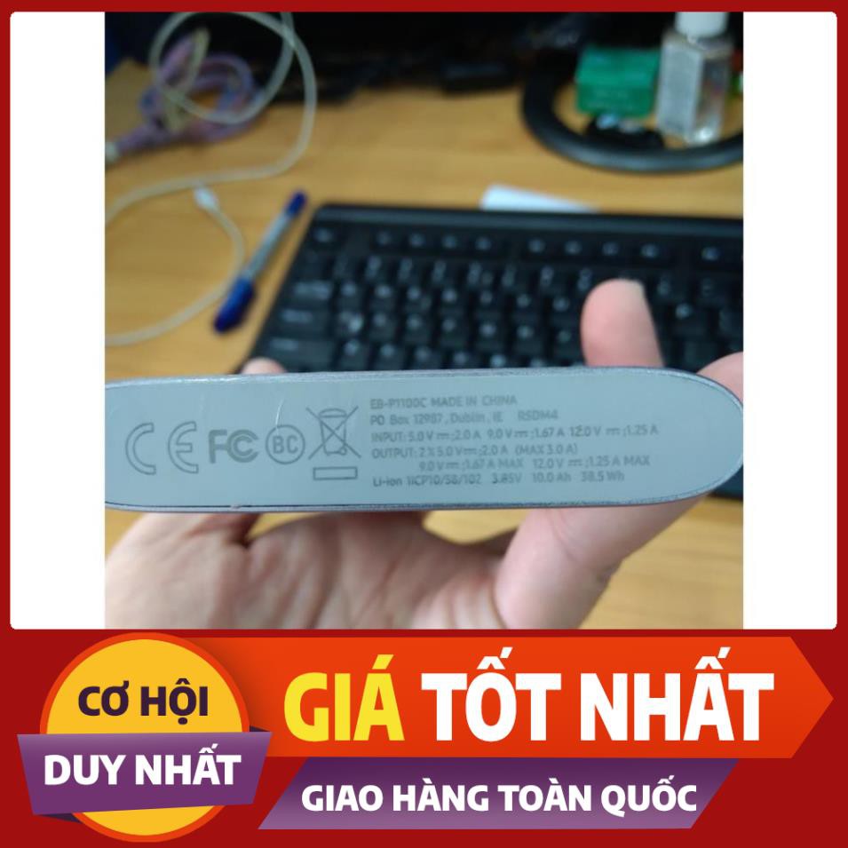 Pin sạc dự phòng Samsung 10000mAh chính hãng chuẩn Type C EP-P1100 (nobox)