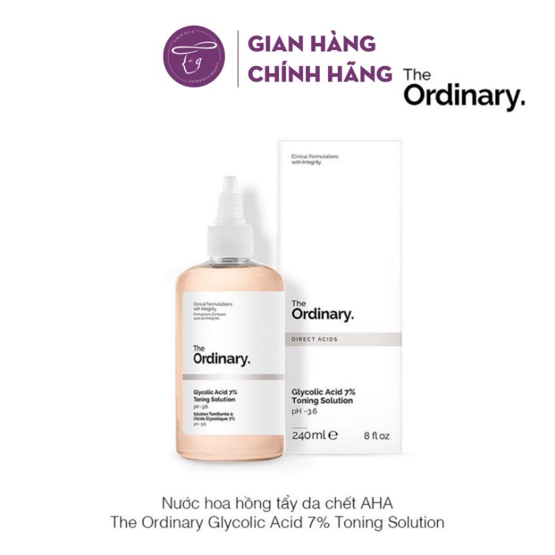 Toner Tẩy Da Chết The Ordinary Glycolic Acid 7% Toning Solution 240ml
