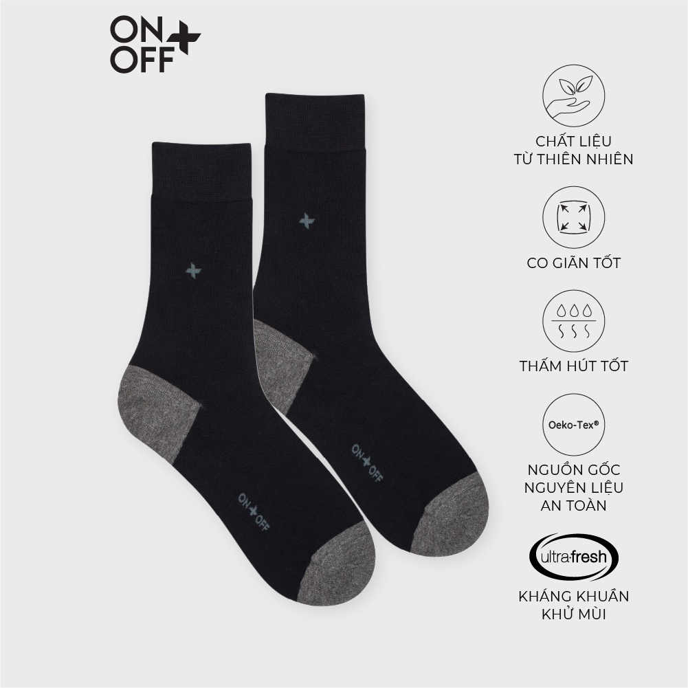 Tất nam cổ cao ONOFF phối gót mũi - H17SC17112