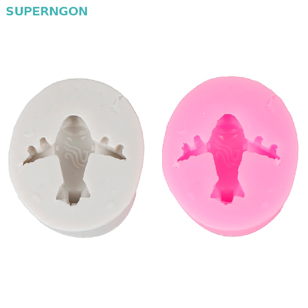 Khuôn Silicone Tạo Hình Máy Bay Mini Trang Trí Bánh