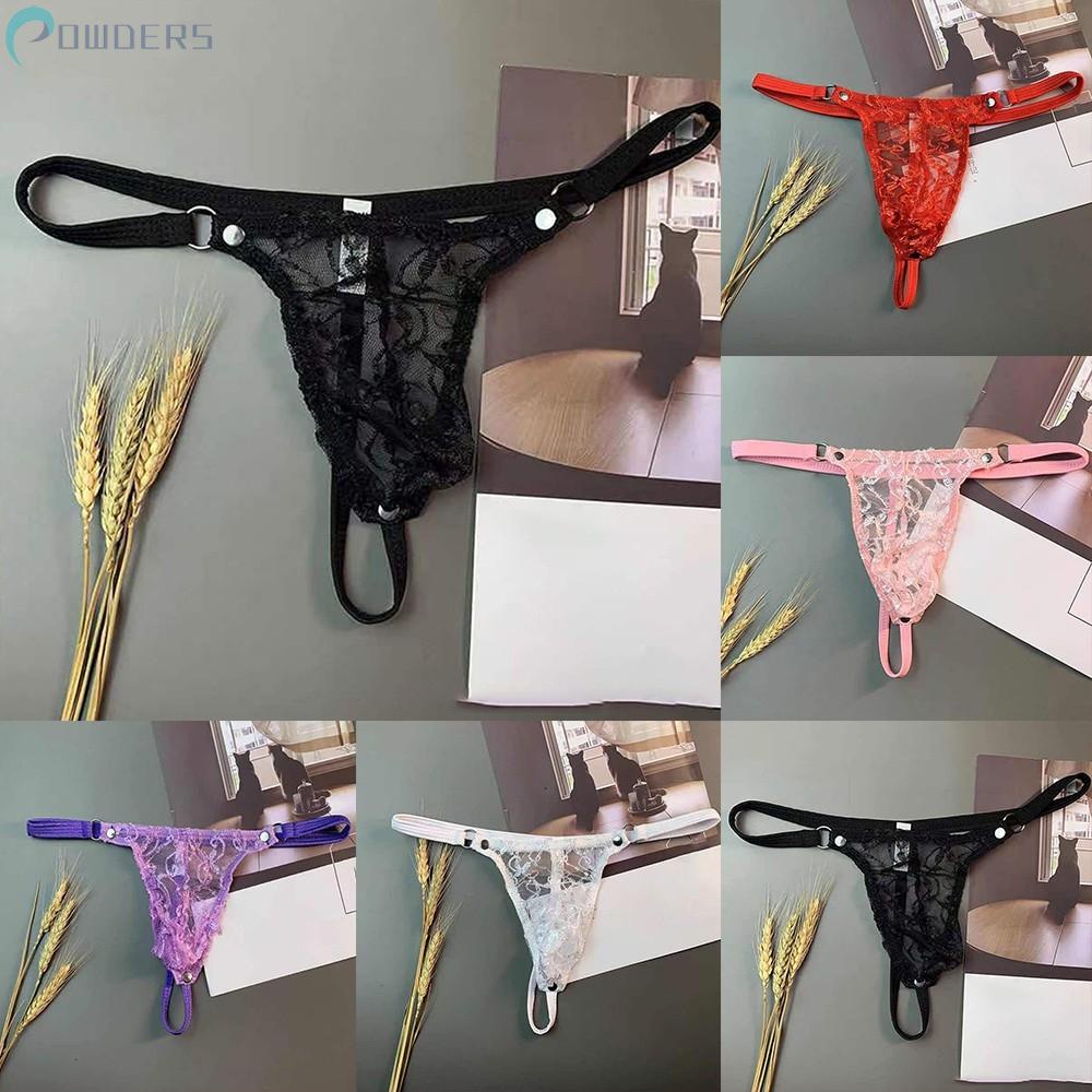 Quần Lót Nam Lọt Khe Phối Ren Lưng