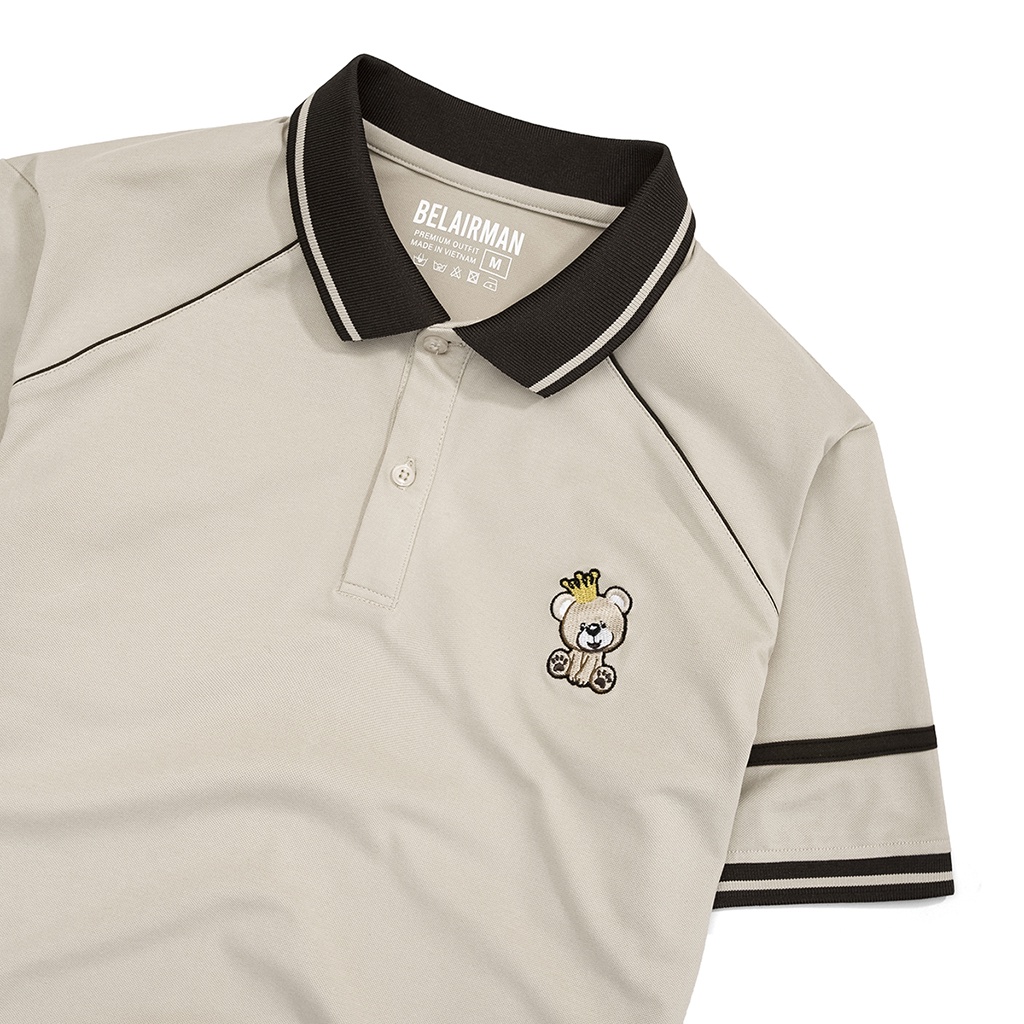 Áo Polo nam có cổ LIAM form regular tay ngắn vải cá sấu Cotton xuất xịn PLTH0050 - BELAIRMAN