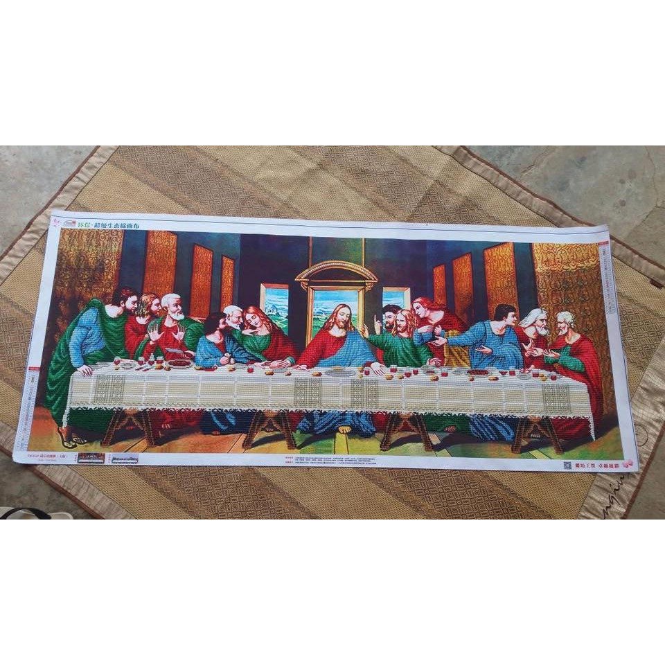 Tranh đính đá Bữa Tiệc Ly Cuối Cùng DF2313, DF2547,LV373 - tranh chưa đính đá