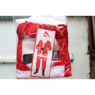 Bộ quần áo ông già Noel - full.