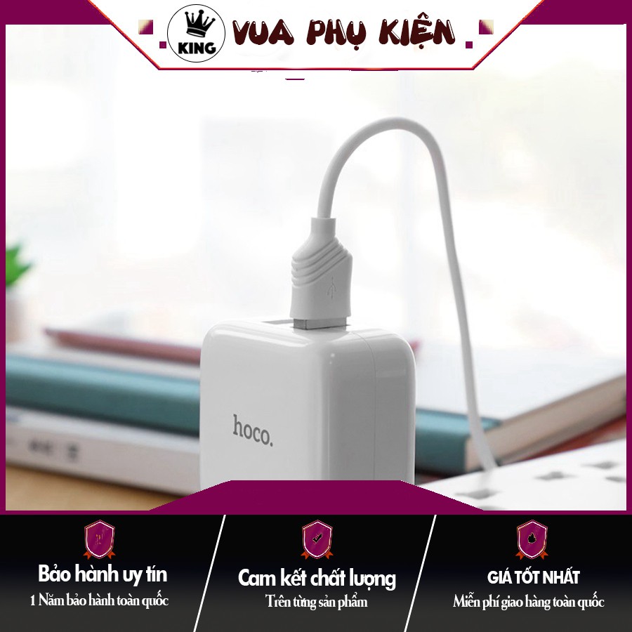 [SIÊU HOT] [ SIÊU PHẨM ] - CỦ SẠC HOCO C54 chân sạc gấp gọn thông minh, sạc 2 thiết bị đồng thời.