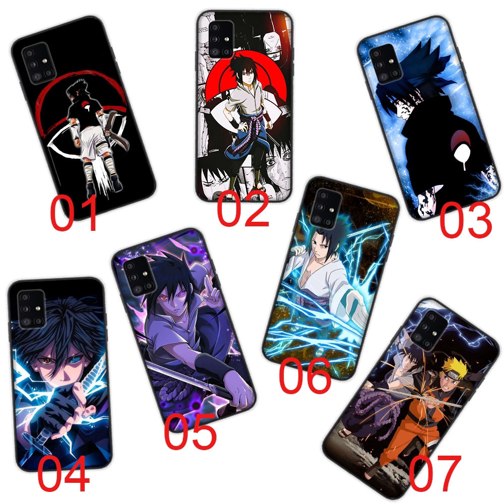 Ốp Điện Thoại Mềm Hình Naruto Sasuke Cho Samsung Galaxy S20 Ultra A10 A10S FE M62 Lite Plus