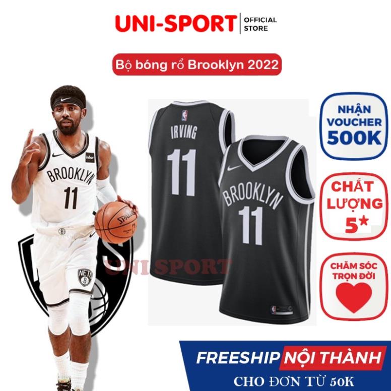 Quần áo bóng rổ Brooklyn Nets 2022 – Trang phục thi đấu bóng rổ NBA Tốt