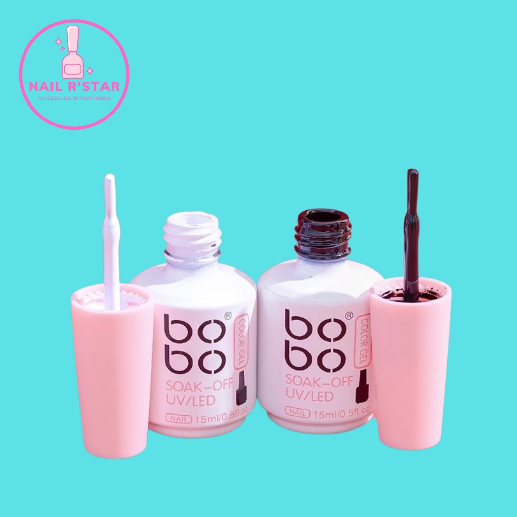 Sơn gel đen, trắng Bobo chính hãng lên màu chuẩn  NAIL R’STAR