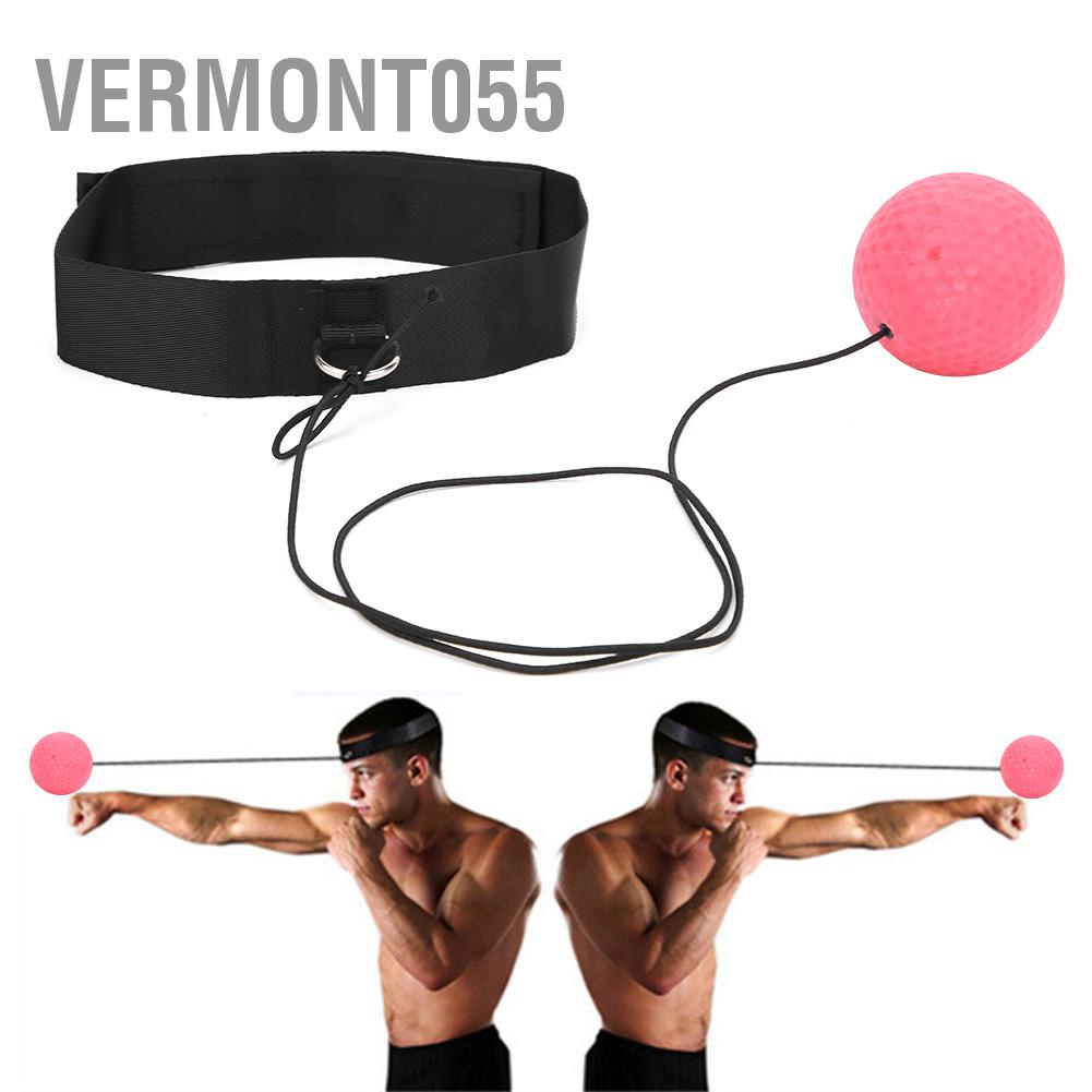 Vermont055 Headband Boxing Fighting Reaction Training Phản ứng đấm bóng Giảm áp lực Nguồn cung cấp thể dục