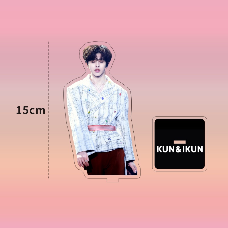 Standee, ảnh để bàn loại trong Thái Từ Khôn đế vuông Jun & IKUN