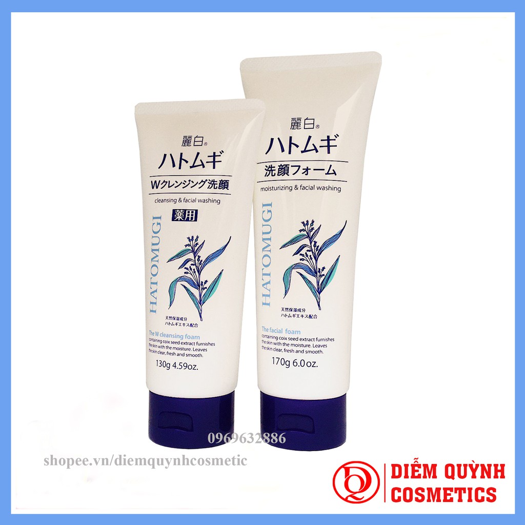 Sửa rửa mặt ý dĩ Hatomugi Naturie Nhật Bản