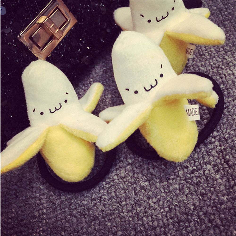 Dây Buộc Tóc Hình Quả Chuối Nhồi Bông Dễ Thương Cho Nữ