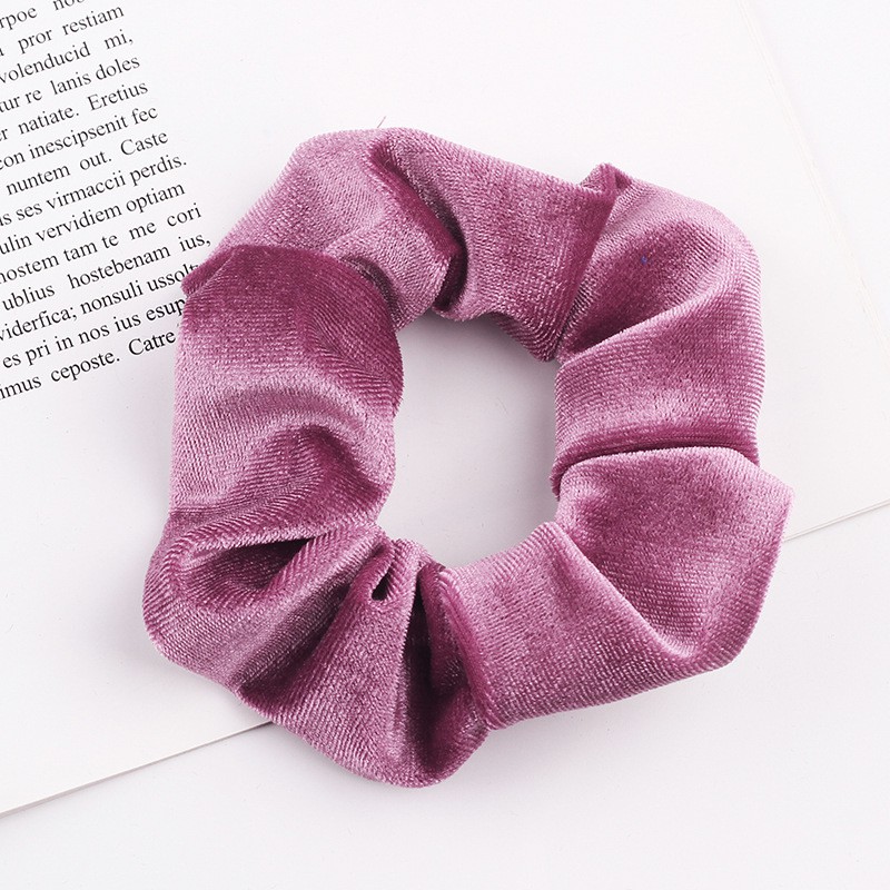Dây cột tóc bằng nhung co giãn cỡ lớn xinh xắn dành cho nữ