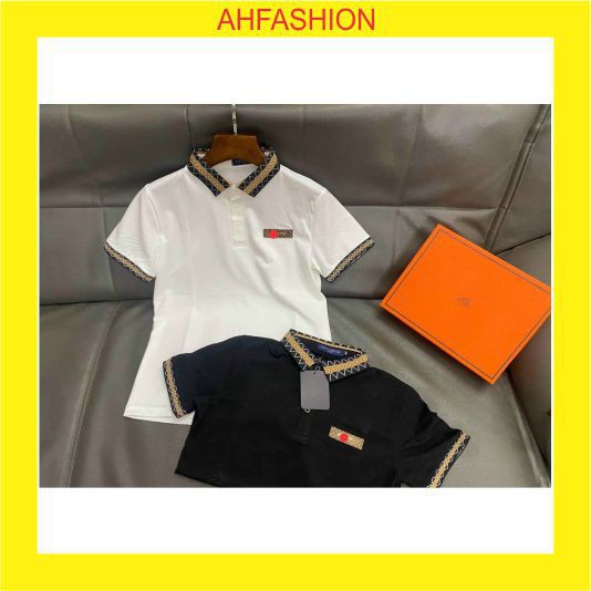 Áo thun nam tay ngắn có cổ polo siêu cấp giá rẻ phối họa tiết sang trọng vải đẹp co dãn 4 chiều cao cấp