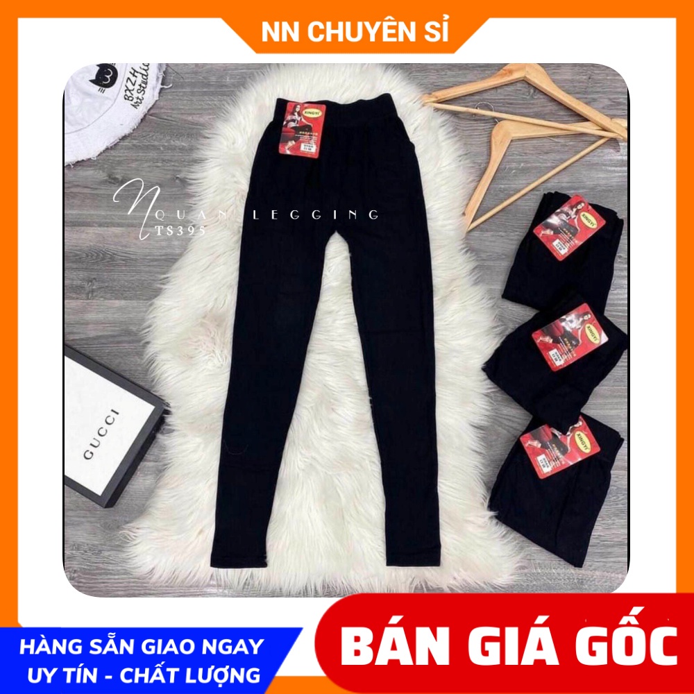 Quần legging cho nữ dài lửng ngố đùi chất thun mềm co giãn lên phom siêu nịn dáng TS395