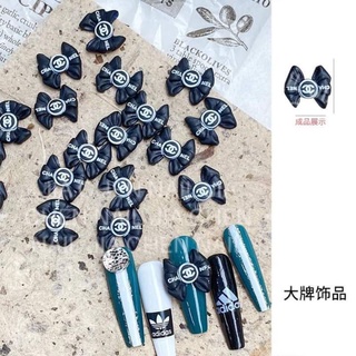 hoa nơ bột nail đẹp gắn móng