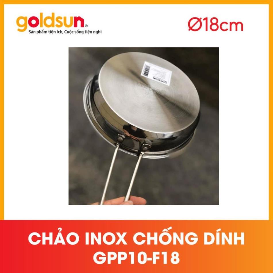 FREESHIP Chảo từ chống dính Goldsun size 16,18 phù hợp mọi loại bếp