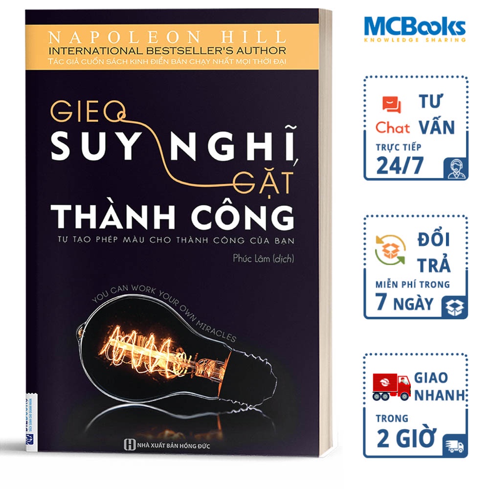 Sách - Gieo Suy Nghĩ Gặt Thành Công - Tự Tạo Phép Màu Cho Thành Công Của Bạn - BizBooks