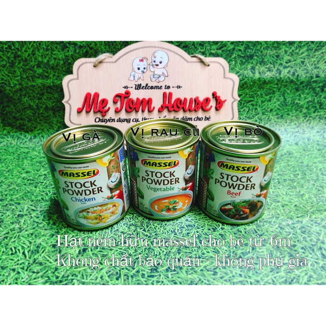 Bột nêm Úc hữu có cho bé 6m
