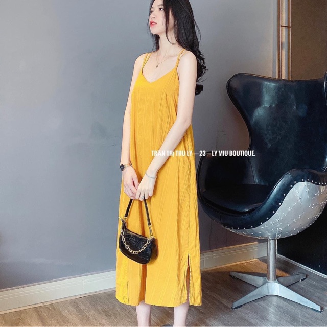 Váy đũi 4 dây lưng freesize 2 màu